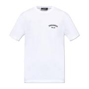 Logo T-shirt Dsquared2 , White , Heren