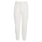 Pre-owned Cotton bottoms Chloé Pre-owned , White , Dames