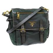 Pre-owned Nylon prada-bags Prada Vintage , Green , Dames