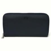 Pre-owned Leather wallets Dior Vintage , Blue , Heren