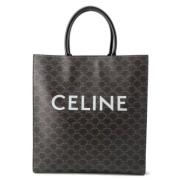 Pre-owned Leather celine-bags Celine Vintage , Black , Dames