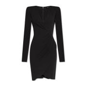 Jurk met V-hals Emporio Armani , Black , Dames