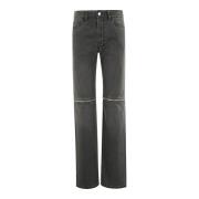 Rits Denim Broek Coperni , Gray , Dames