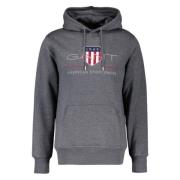 Archief Shield Hoodie Gant , Gray , Heren