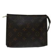 Pre-owned Canvas pouches Louis Vuitton Vintage , Brown , Dames