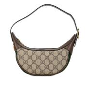 Pre-owned Leather gucci-bags Gucci Vintage , Beige , Dames