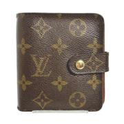 Pre-owned Canvas wallets Louis Vuitton Vintage , Brown , Dames