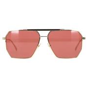 Pre-owned Metal sunglasses Bottega Veneta Vintage , Yellow , Dames