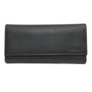 Pre-owned Leather key-holders Prada Vintage , Black , Dames