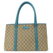 Pre-owned Plastic totes Gucci Vintage , Blue , Dames