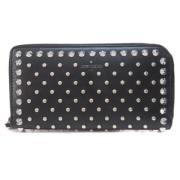 Pre-owned Leather wallets Jimmy Choo Pre-owned , Black , Dames