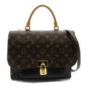 Pre-owned Canvas handbags Louis Vuitton Vintage , Brown , Dames