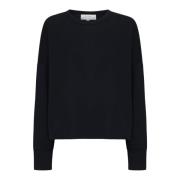 Zwart Katoenen Langemouw Crew Neck T-shirt Studio Nicholson , Black , ...