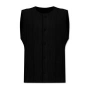 Geplooide vest Issey Miyake , Black , Heren