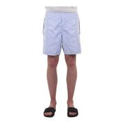 Heren Comfort Bermuda Shorts Stone Island , White , Heren