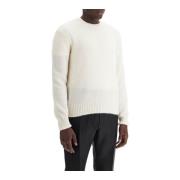 Alpaca Crewneck Pullover Tom Ford , Beige , Heren