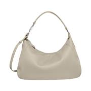 Grijze schoudertas Audrey Hobo met ritssluiting Armani Exchange , Gray...