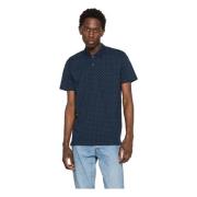 Polo met korte mouwen Jack & Jones , Blue , Heren