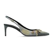 Schoenen met hakken en applicaties Dolce & Gabbana , Blue , Dames