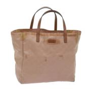 Pre-owned Canvas totes Gucci Vintage , Beige , Dames