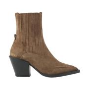 Eenvoudige Laars Nubikk , Brown , Dames