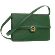 Pre-owned Leather louis-vuitton-bags Louis Vuitton Vintage , Green , D...