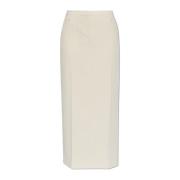 Rok met split Birgitte Herskind , Beige , Dames