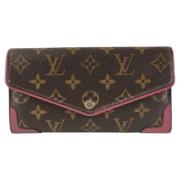 Pre-owned Canvas wallets Louis Vuitton Vintage , Brown , Dames