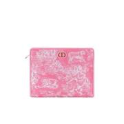 Pre-owned Cotton clutches Dior Vintage , Pink , Dames