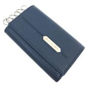 Pre-owned Fabric key-holders Bvlgari Vintage , Blue , Heren