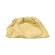 Pre-owned Leather clutches Bottega Veneta Vintage , Yellow , Dames