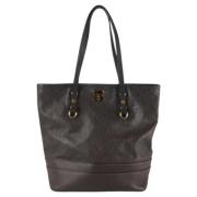 Pre-owned Leather totes Louis Vuitton Vintage , Brown , Dames