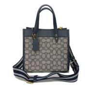 Pre-owned Leather totes Coach Pre-owned , Blue , Dames