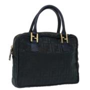 Pre-owned Canvas handbags Fendi Vintage , Black , Dames