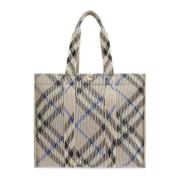 Check schoudertas Burberry , Gray , Dames