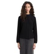 Zwart Overhemd Calvin Klein , Black , Dames