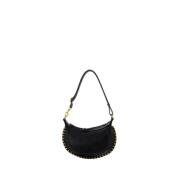 Zwarte Leren Maantas Isabel Marant , Black , Dames