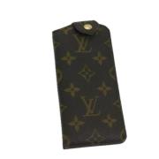 Pre-owned Canvas pouches Louis Vuitton Vintage , Brown , Dames