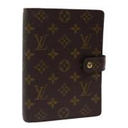 Pre-owned Canvas home-office Louis Vuitton Vintage , Brown , Dames