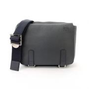 Pre-owned Leather shoulder-bags Loewe Pre-owned , Gray , Dames