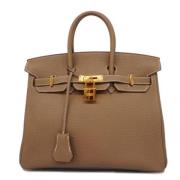 Pre-owned Leather handbags Hermès Vintage , Brown , Dames