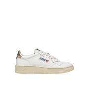 Vintage Medalist Lage Leren Sneakers Autry , White , Dames