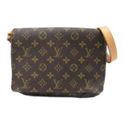 Pre-owned Canvas louis-vuitton-bags Louis Vuitton Vintage , Brown , Da...