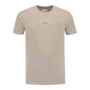 Essential Logo Tee Pure Path , Beige , Heren