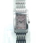 Pre-owned Stainless Steel watches Gucci Vintage , Pink , Dames