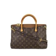 Pre-owned Canvas louis-vuitton-bags Louis Vuitton Vintage , Brown , Da...