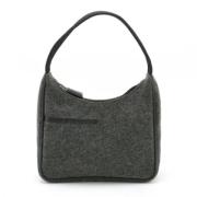 Pre-owned Wool prada-bags Prada Vintage , Gray , Dames