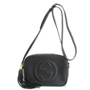 Pre-owned Leather gucci-bags Gucci Vintage , Beige , Dames