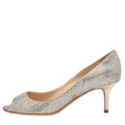 Pre-owned Fabric heels Jimmy Choo Pre-owned , Gray , Dames