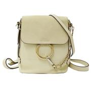 Pre-owned Leather shoulder-bags Chloé Pre-owned , Beige , Dames